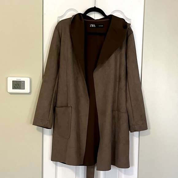Zara L Wrap Coat - Picture 1 of 8